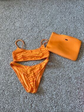 Orange Triangl Bikini